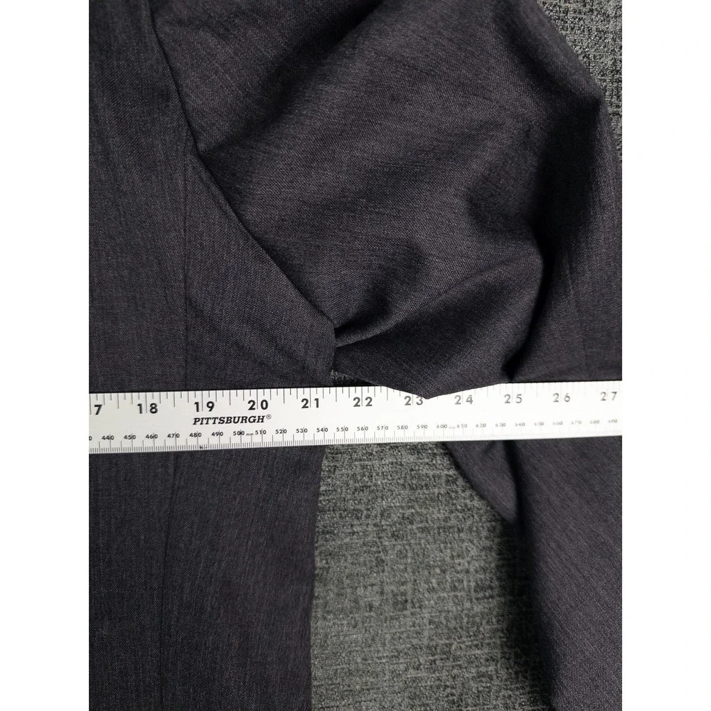 Banana Republic‎ Tailored Fit Blazer Mens 42L Gray 2 Button 100% Wool Business